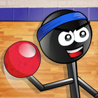 Stickman 1-on-1 Dodgeball أيقونة