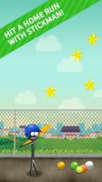 Stickman Baseball Home Run 截图 1