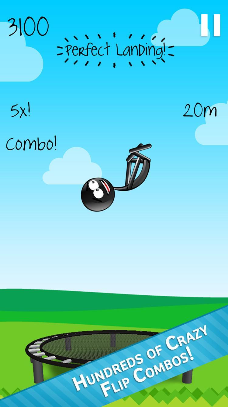 Stickman Trampoline FREE Backflip Jump Flip Master APK for Android Download