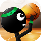 Stickman Trick Shot Basketball icône