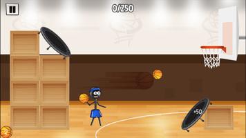 Stickman Trick Shot Basketball screenshot 3