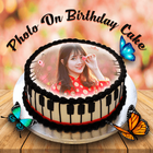 Name Photo On Birthday Cake icon