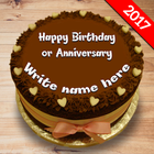 Write Name On Birthday Cake আইকন