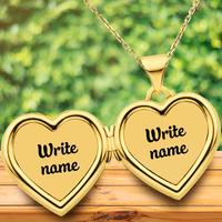 3 Schermata Write Name On Locket