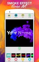 Smoke Effect Art Name - Focus and Filter Maker скриншот 2