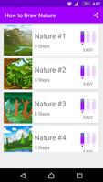 Learn How to Draw Nature الملصق