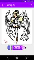 Learn How to Draw Angel Wings تصوير الشاشة 3