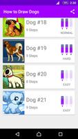 Learn How to Draw Dogs تصوير الشاشة 1