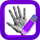 Learn How to Draw Hands أيقونة