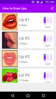 Learn How to Draw Lips Affiche