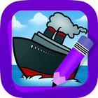 Learn How to Draw Ships आइकन