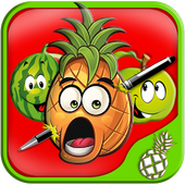 Pineapple Pen Fruit Shooter 2D icon