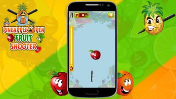 Pineapple Pen Fruit Shooter 2D screenshot 1