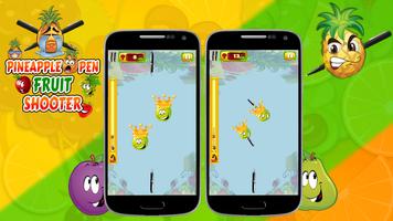 Pineapple Pen Fruit Shooter 2D capture d'écran 2