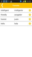 English To Spanish Dictionary capture d'écran 2