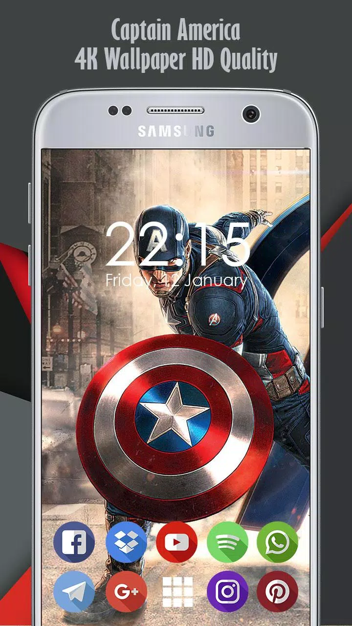 4K Captain America Background and Wallpaper HD APK pour Android Télécharger