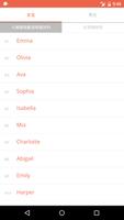 寶寶 Top 1000 英文名子意思 الملصق