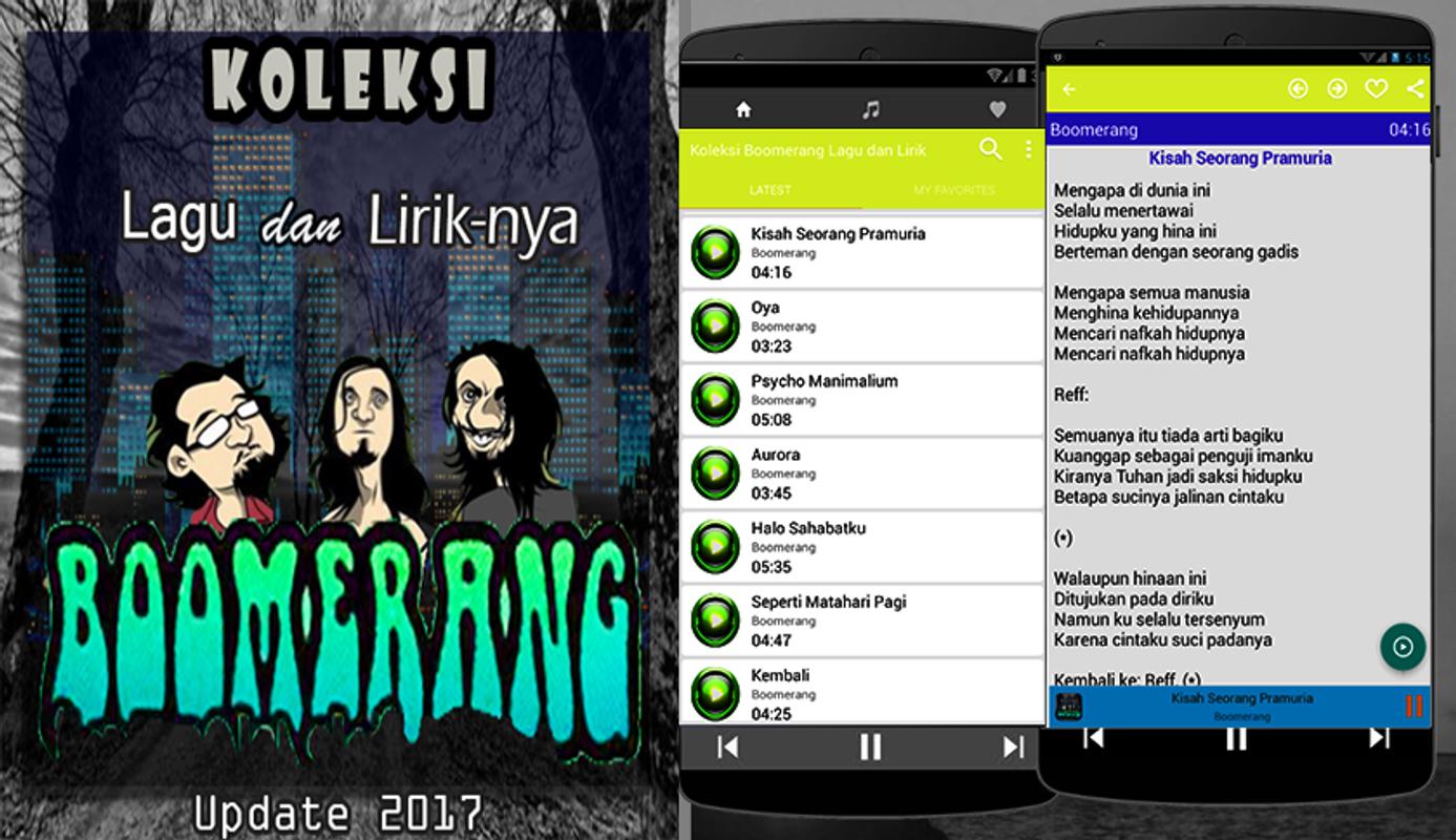 Koleksi Boomerang Lagu Lirik For Android APK Download