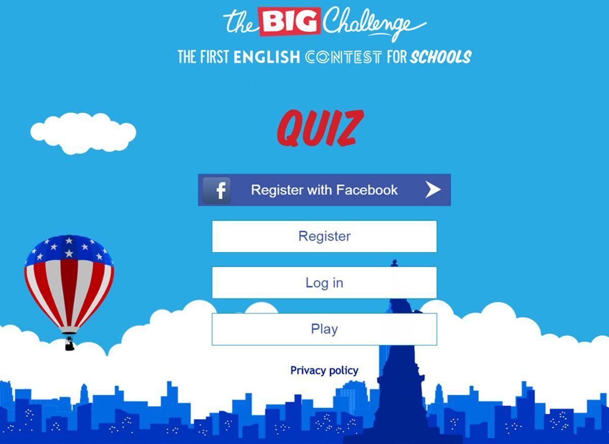 Big Challenge. Quiz Challenge. Challenge quiz