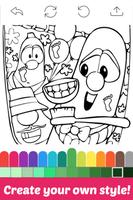 The Book Coloring for Veggie by Fans Affiche