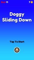 Doggy Sliding Down Affiche