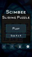 Scimbee Numbers Sliding Puzzle Affiche