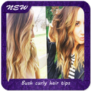 Bush curly hair tips aplikacja