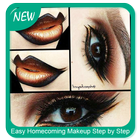 Easy Homecoming Makeup Step by Step ikona