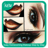Easy Homecoming Makeup Step by Step ícone