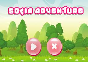 The First Adventure Of Sofia Run Game Affiche