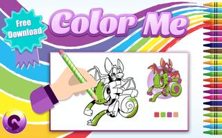 Coloring game for Yooka Laylee Cartaz