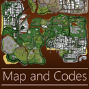 Map and Codes for San Andreas aplikacja