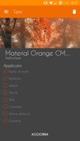 Material Orange CM Theme Affiche