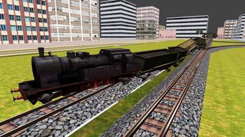 Train Driving 3D Affiche