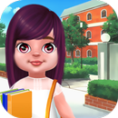 Cute Girl in High school - School Day Care Routine APK