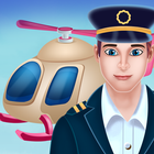 Little Helicopter Garage - Repair and Wash Game icône