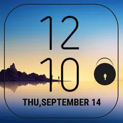 Lock Screen Galaxy Note8 DualClock Theme Wallpaper APK download