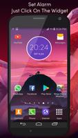 Digital Clock Widget Moto Z2 Play ~Round Time Face screenshot 2