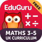 EduGuru Maths Kids 3–5 Free アイコン