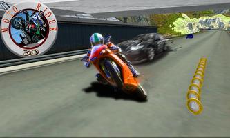 Moto Rider 3D Affiche