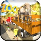 zoo transportu zwierząt ikona