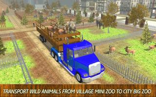 Zoo Animals Transporter 3d syot layar 3