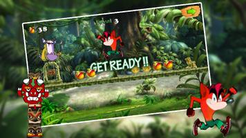 Bandicoot Run jungle Adventure Ekran Görüntüsü 1