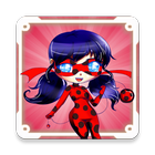 lady bug Chibi Ninja Girl 图标