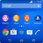 Back to KitKat Xperia™ Theme f ícone