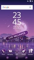 Night Live Wallpaper | Xperia™ الملصق