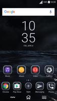 sea in the dark Xperia Theme, Live Wallpapers FREE Cartaz