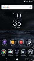 sea in the dark Xperia Theme, Live Wallpapers FREE plakat