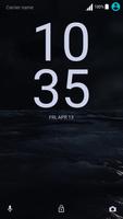 sea in the dark Xperia Theme, Live Wallpapers FREE imagem de tela 2