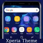 Galaxy S9 blue | Xperia™ Theme آئیکن